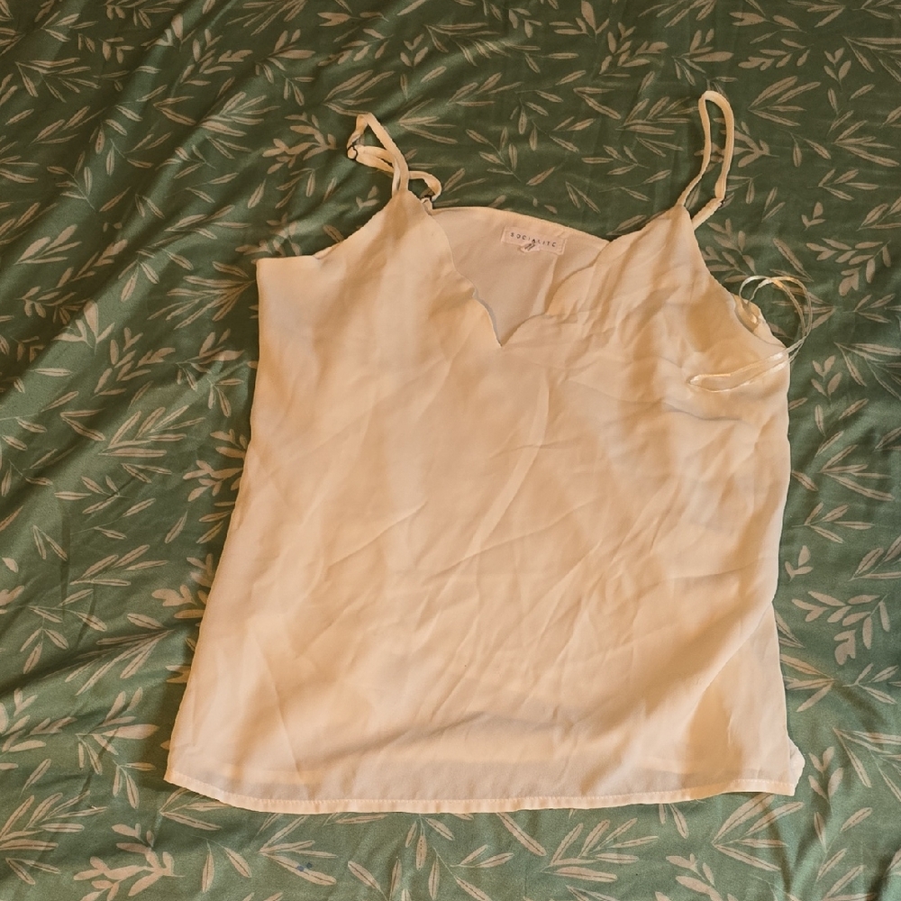 Socialite Cream Camisole Top
